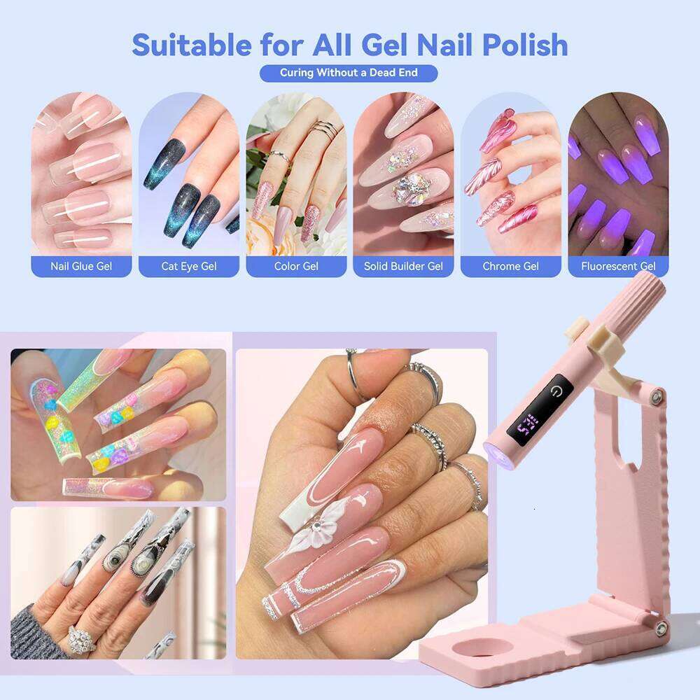 LINMANDA Handheld Lamp/Handheld Bracket Set Professional Touch Nail UV Lamp With Display Screen Fast Drying X250709