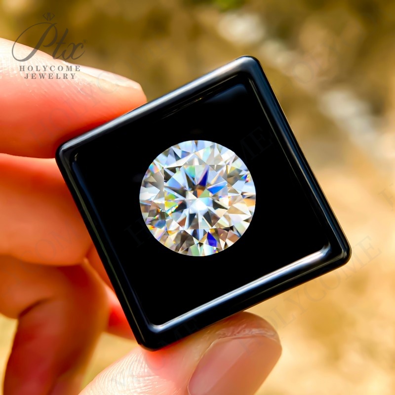 Factory White D Color VVS1 Loose Moissanite Diamonds 0.1~3 Carat High Quality 8 Hearts 8 Arrows Loose Moissanite Stones with GRA Certificates