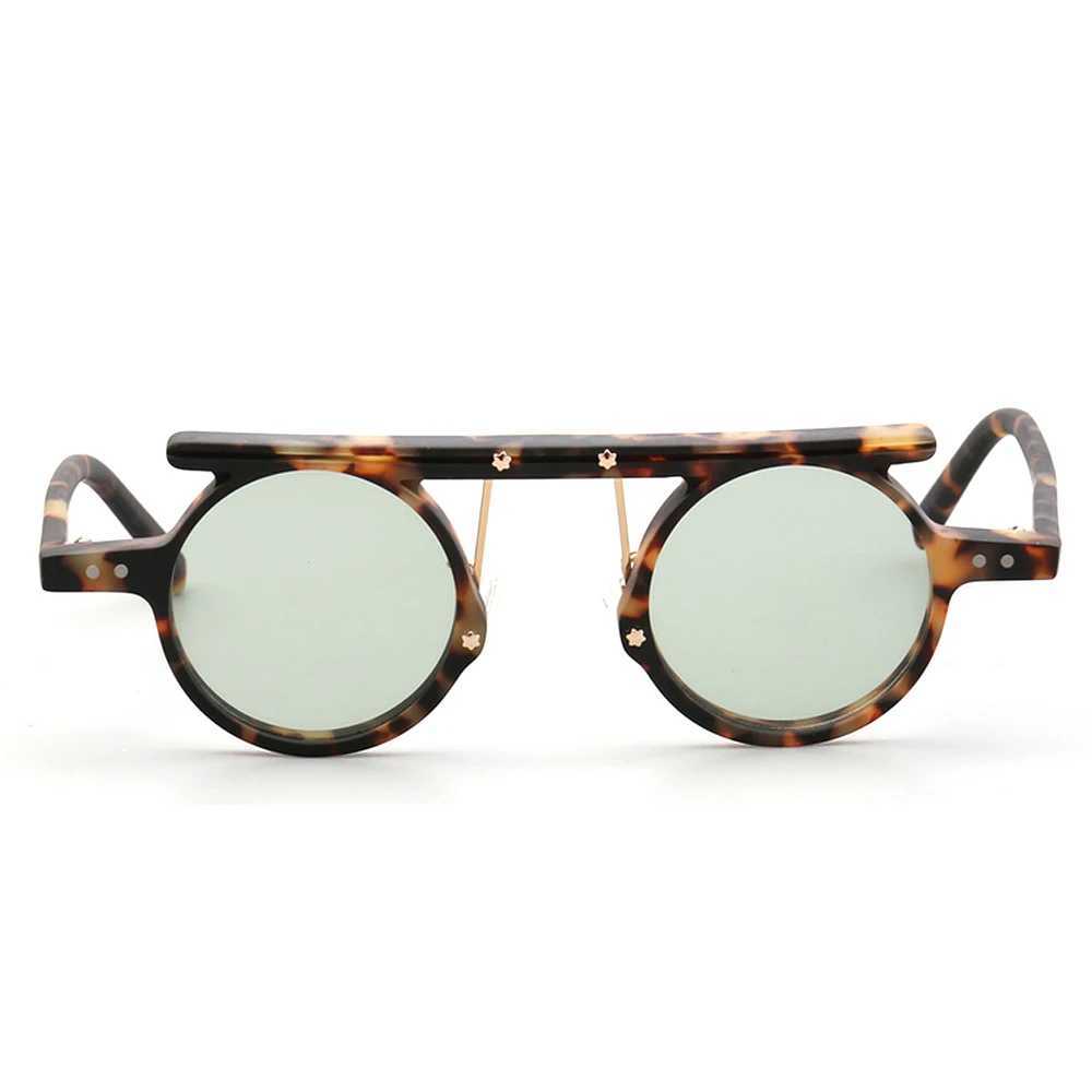 Vintage Men Round Sunes Polari Wen Sun es UV400 Fashion Tortoise Grey Car Blue Transparent Driving Eyewear W250709
