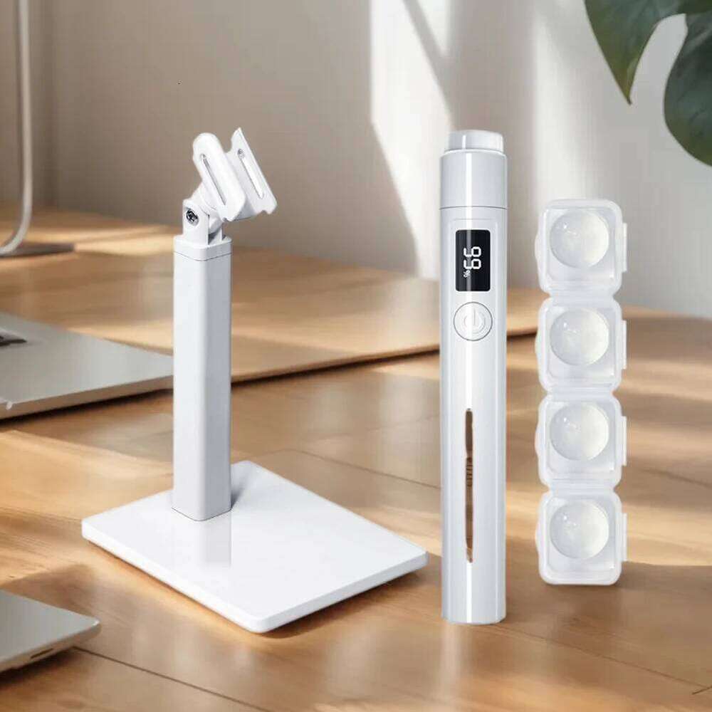 Ultraviolet Nails Drying Light Mini Flashlight Pen LED Display with Stand USB Rechargeable for Home DIY Manicure X250710