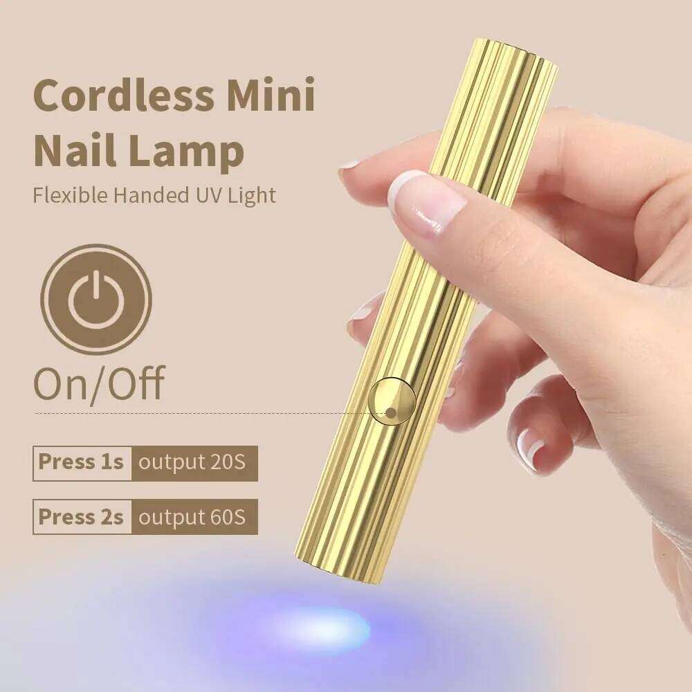 Portable Salon Quick Dry hine USB Mini Dryer Light For Curing All Gel UV LED Nail Lamp X250710