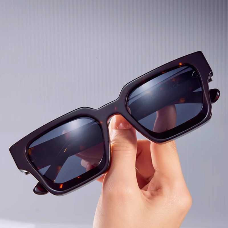 Top Quality Trendy Square Polarized Sunglasses for Men Wen Retro Acetate Sunglasses UV400 Anti-glare Sun Shade W250710
