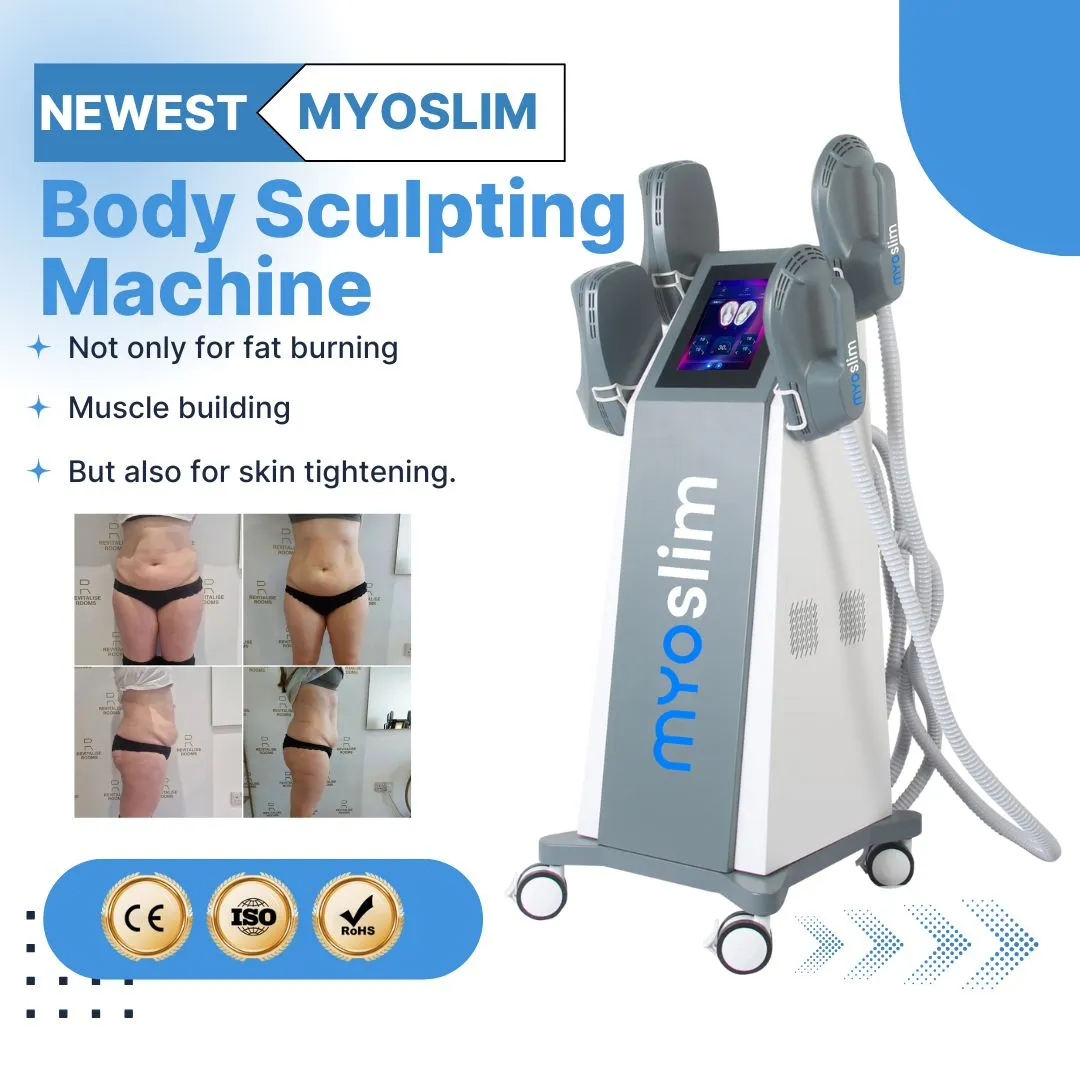 EMS Fat Reduction Device Professional Body Sculpting Slimming Machine Muscle Stimulation Myoslim 200HZ Equipment For Salon Or Spa Beauty Treatments