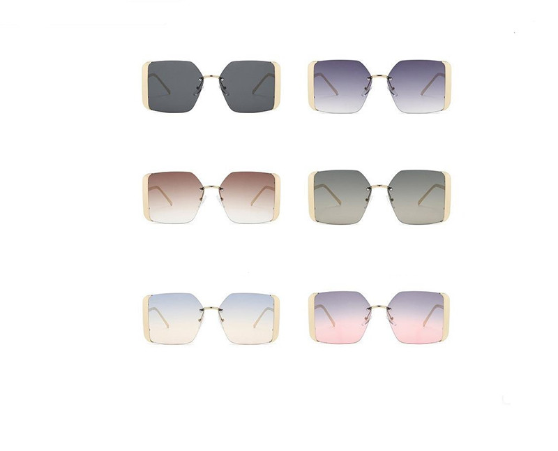 Designer Sunglasses For Women Men Fashion Sunglasses Luxury Polarized Lens Goggle Pilot PC Frame Oversized UV400 Eyewear Luxury Style Sunglasses DH201