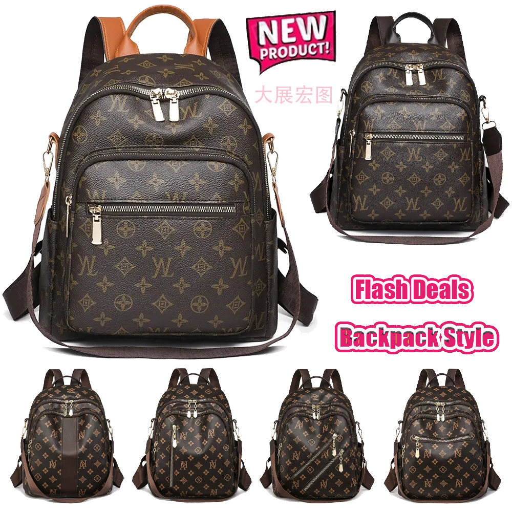 Designer Bag Backpack Style Shoulder Bag Crossbody Bag Luxury Bag Purse Designer 2025 fashion backpack Female foreign style large capacity student com