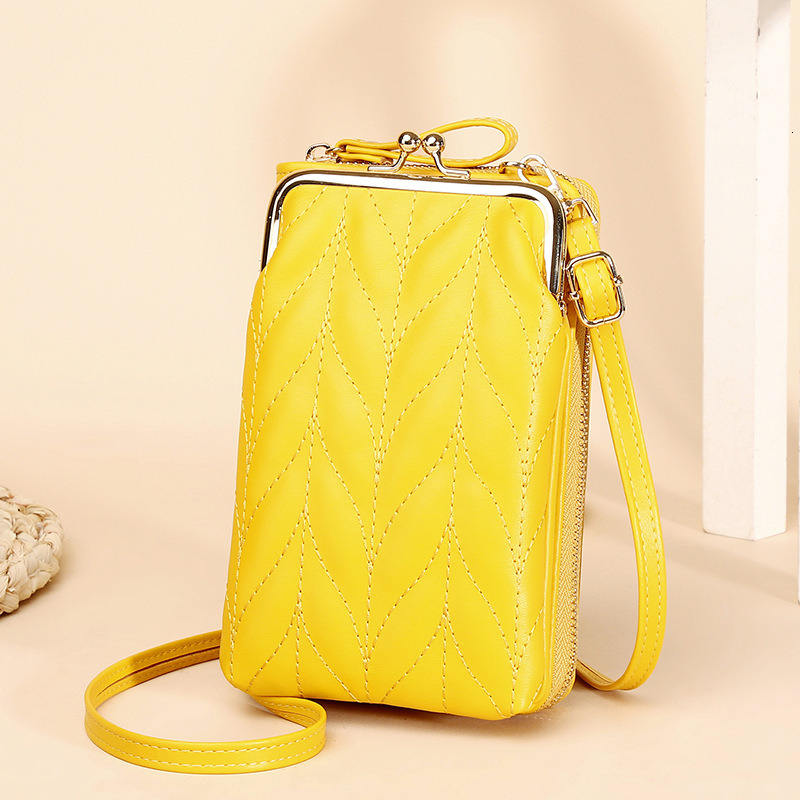 Korean version new mini crossbody small bag vertical shoulder bag long wallet women's phone bag