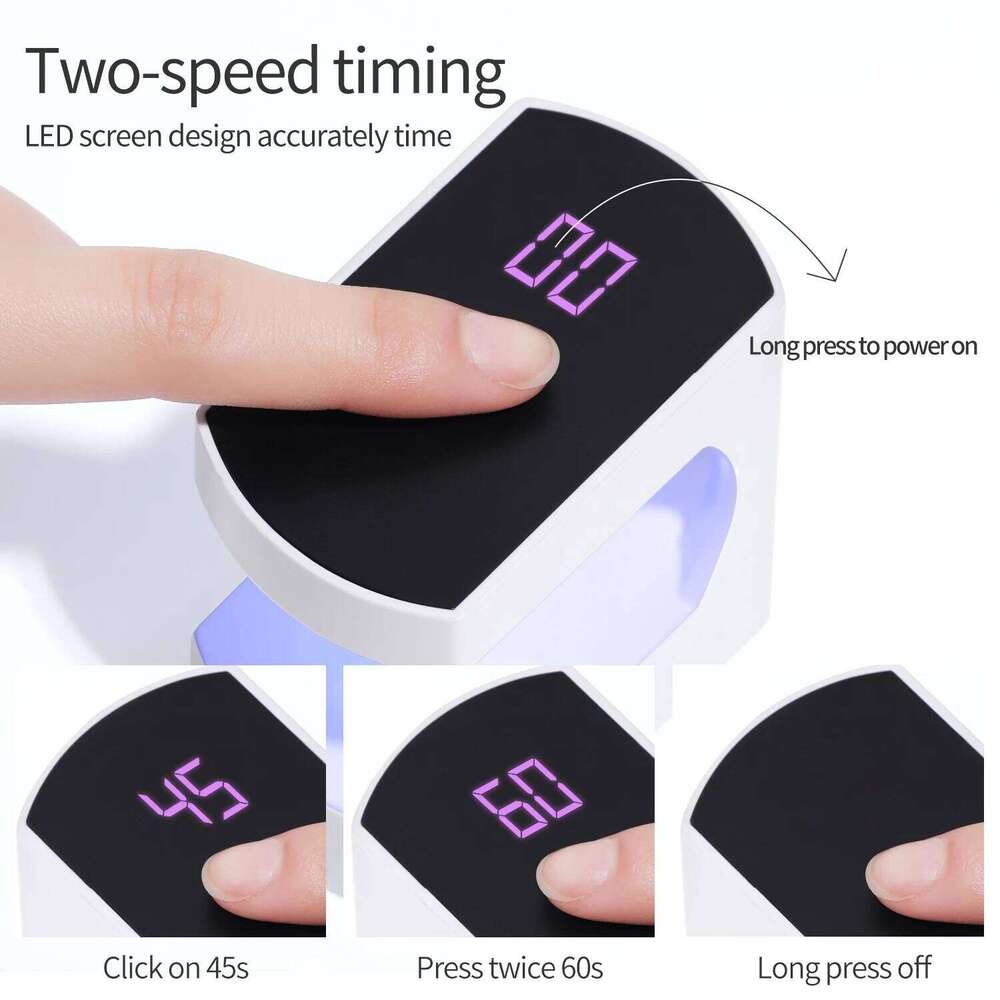 LULAA hine Gel LED Mini Light Portable Fast Easy Nail Extension Manicure UV Lamp X250710