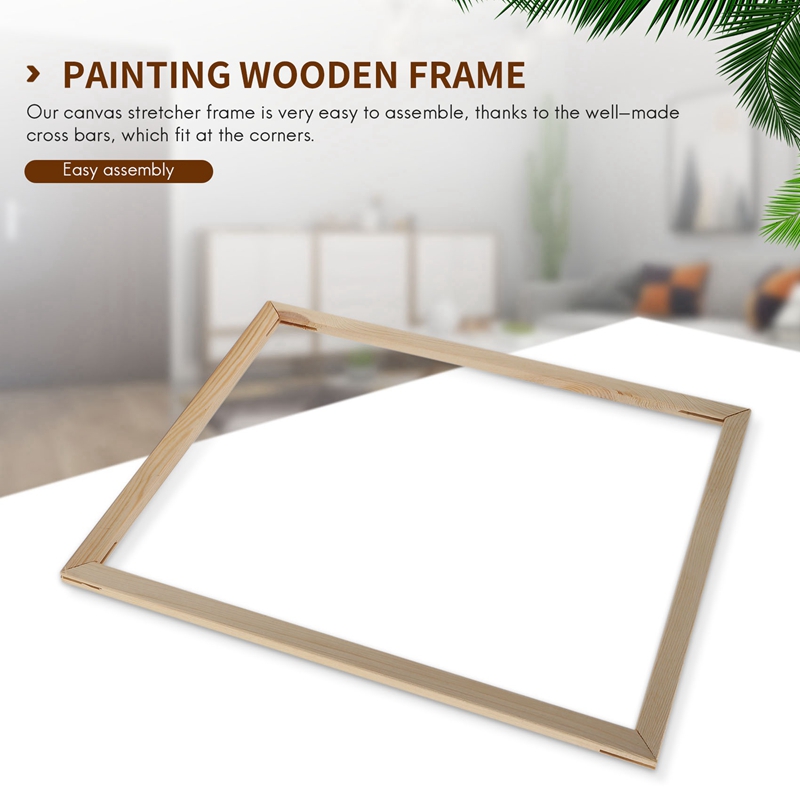 40X50 Cm Wooden Frame DIY Picture Frames Art Suitable For Home Decor Painting Digital Diamond Drawing Paintings H260306