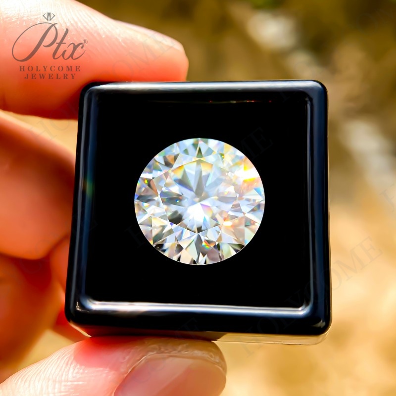 Factory White D Color VVS1 Loose Moissanite Diamonds 0.1~3 Carat High Quality 8 Hearts 8 Arrows Loose Moissanite Stones with GRA Certificates