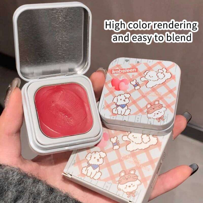 Kobeleen lti-Use Cheek Balm Korean Chic Girlie Vibes, Matte Finish Blush and Lip d for a Soft X250710