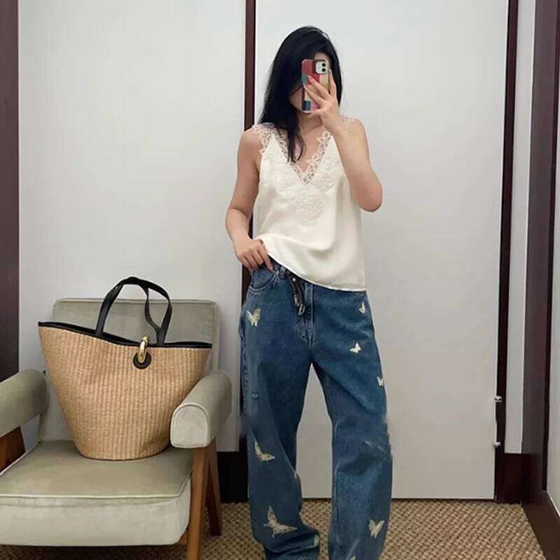 2025 New Trend Casual Large Capacity Raffia Grass Weaving Golden Buckle Straw Woven Handbag Irregular Shape Female Shoulder Bag