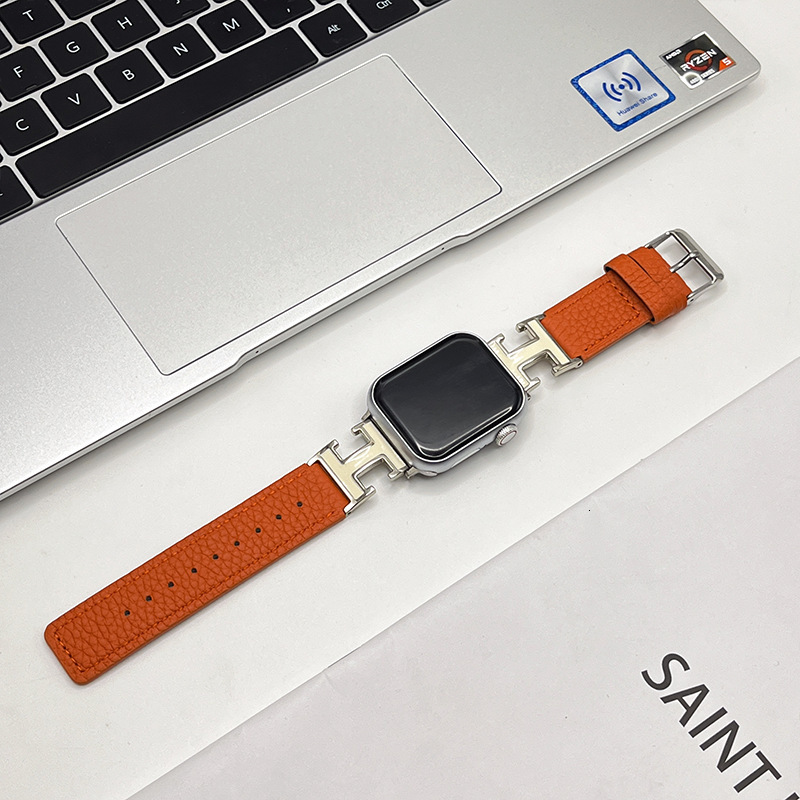Metal Ishaped strap compatible with Watch 456789 S10 Watch Wristband Apple Watch Strap 250710