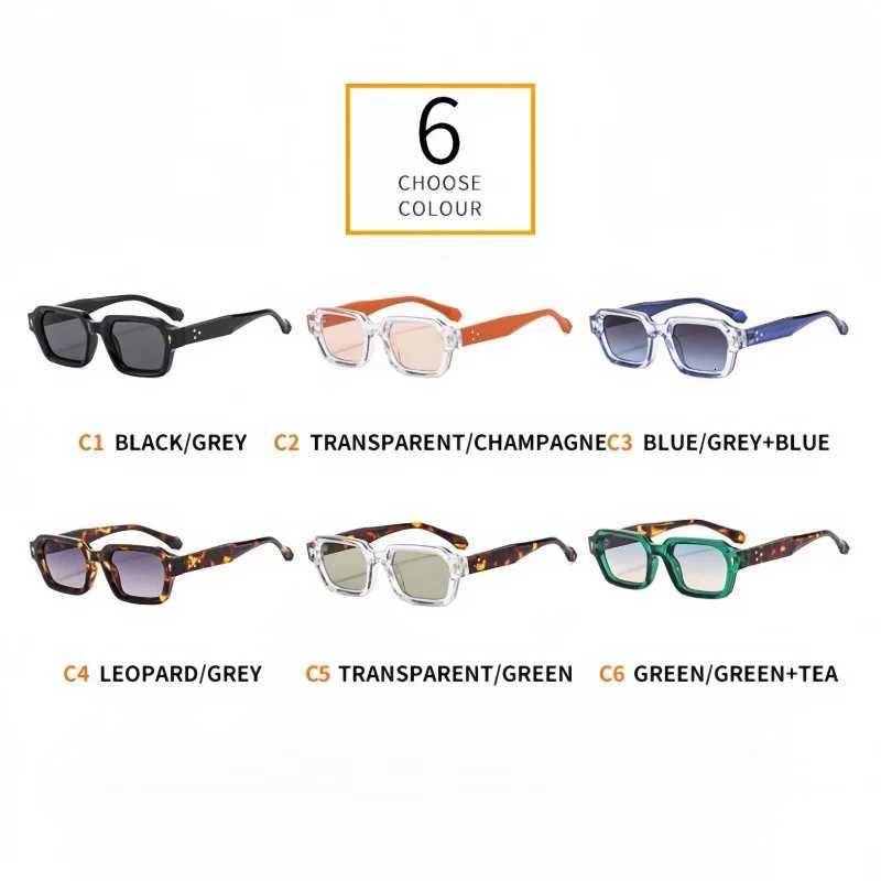 New Designer Small Square Sunglasses For Women Men Fashion High Quality Double Face Fashion Sunglasses W250709