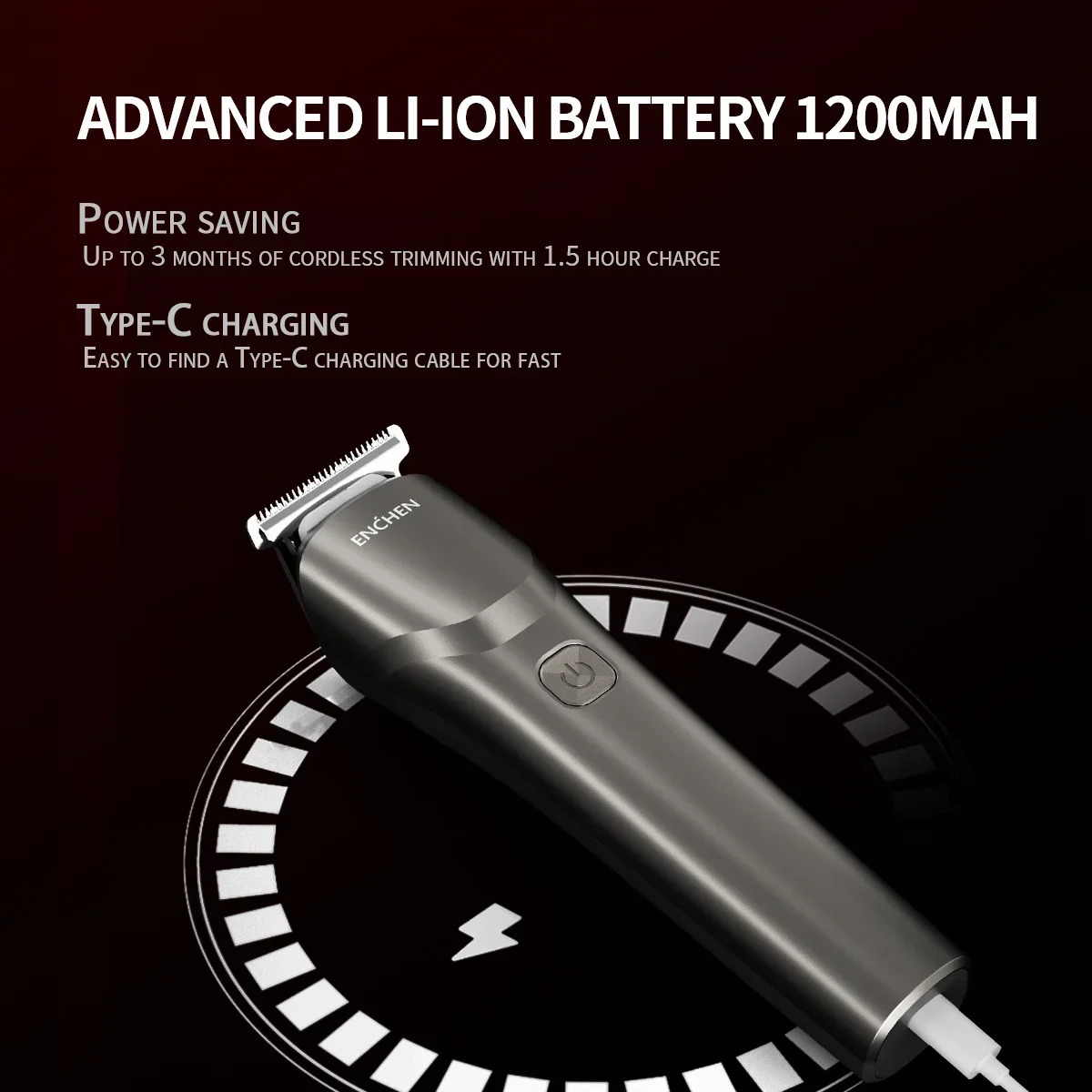 ENCHEN Hair Clipper Professional Trimmer Cutting Machine Multifunctional Body Beard Shaver for Men Beardo 2 250709 C260312