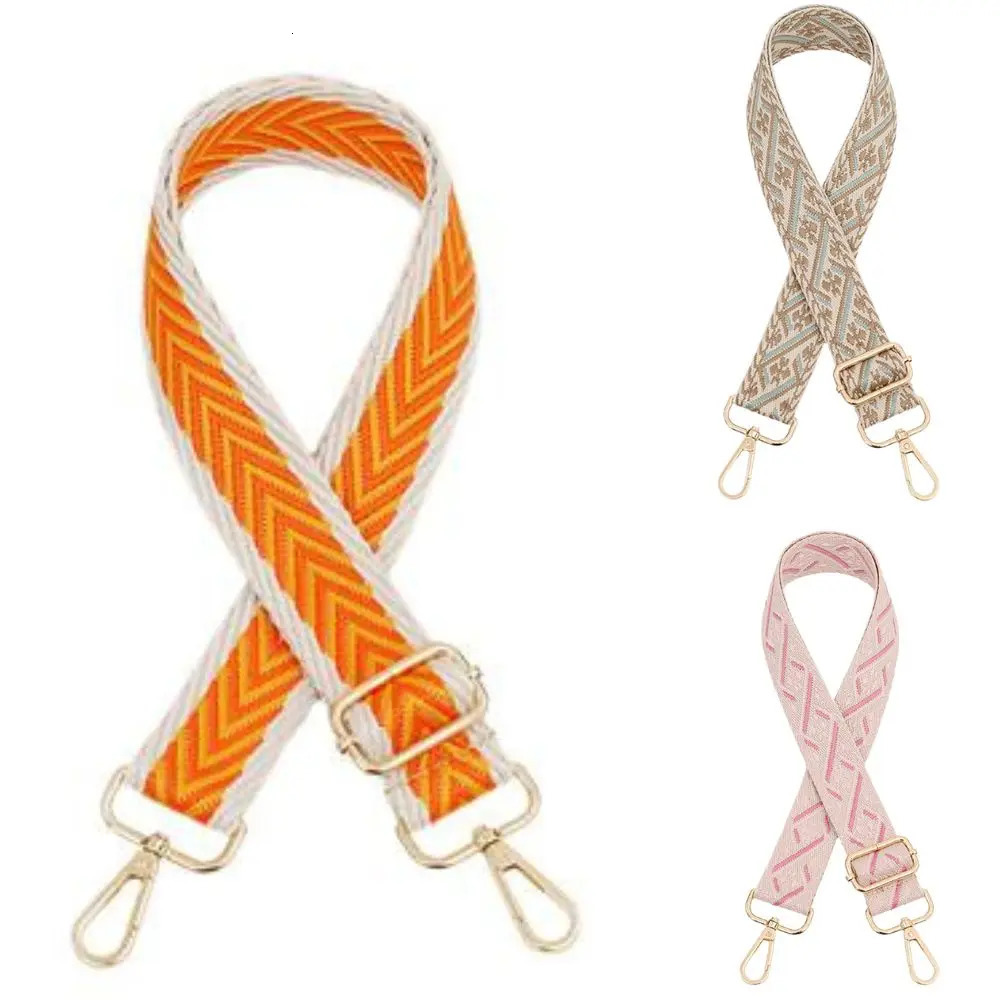 Spring Summer Colorful Wide Shoulder Bag Strap Ladies Bag Accessories Adjustable Single Crossbody Bag Straps Handbag Strap Belt 250630