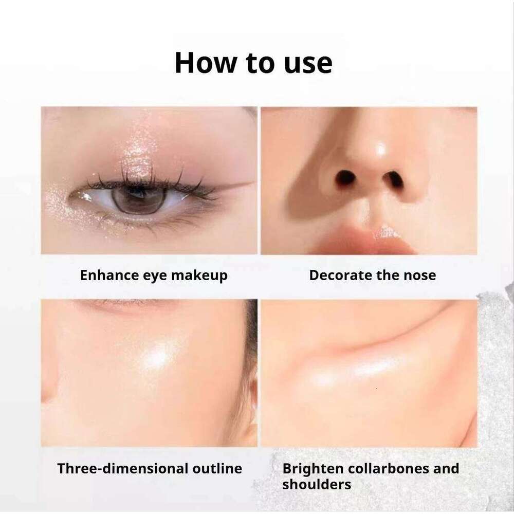 FOCALLURE Highlighter Bronzer Cream Monochrome Highgloss Giltter Long Lasting Natural Matte Concealer Contouring Makeup X250710