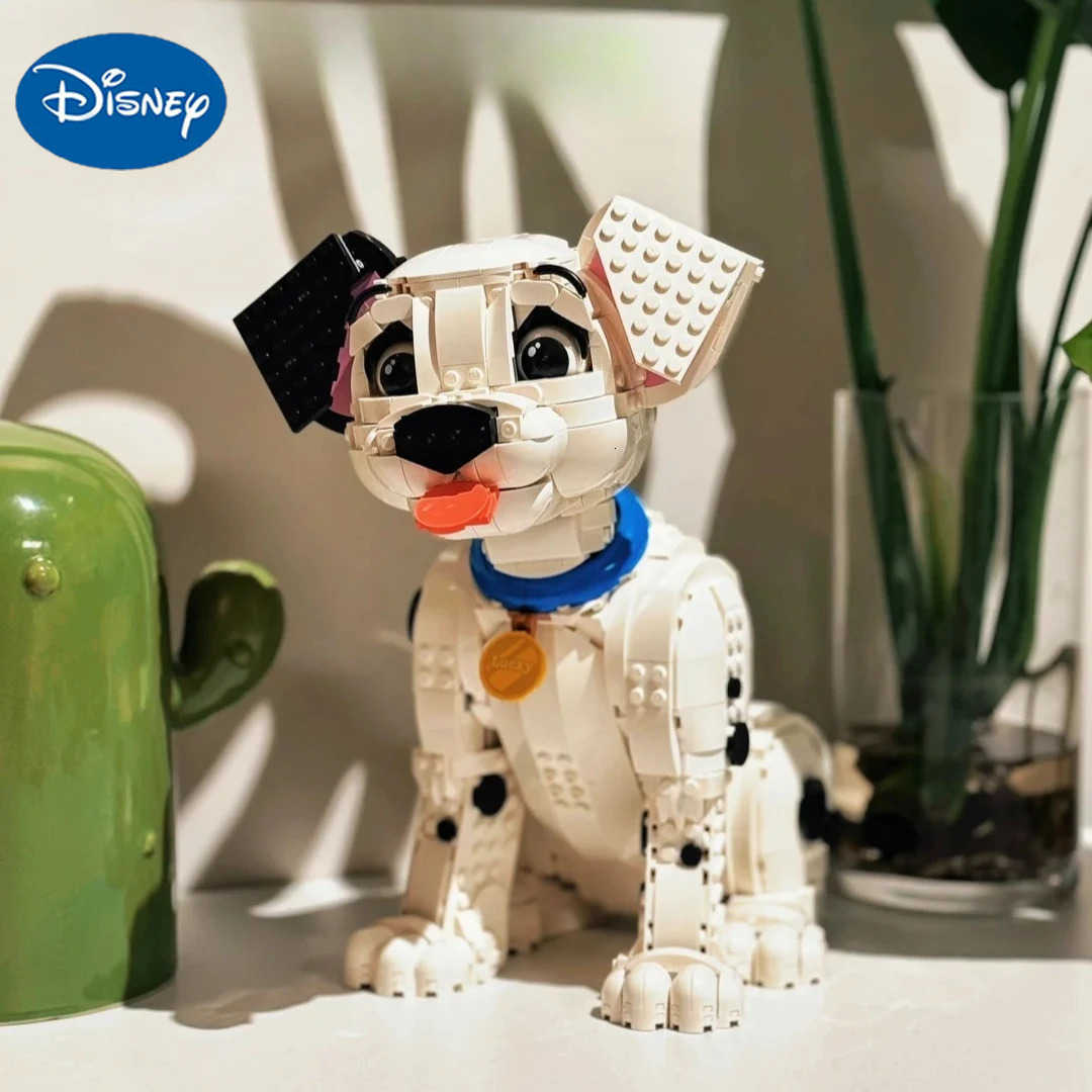 Disney 2025 NEW Cartoon 101 Puppy Model Building Block Brick Dog DIY Creative Assembly Educational Architecture Toys Gift 1722Pcs W250710