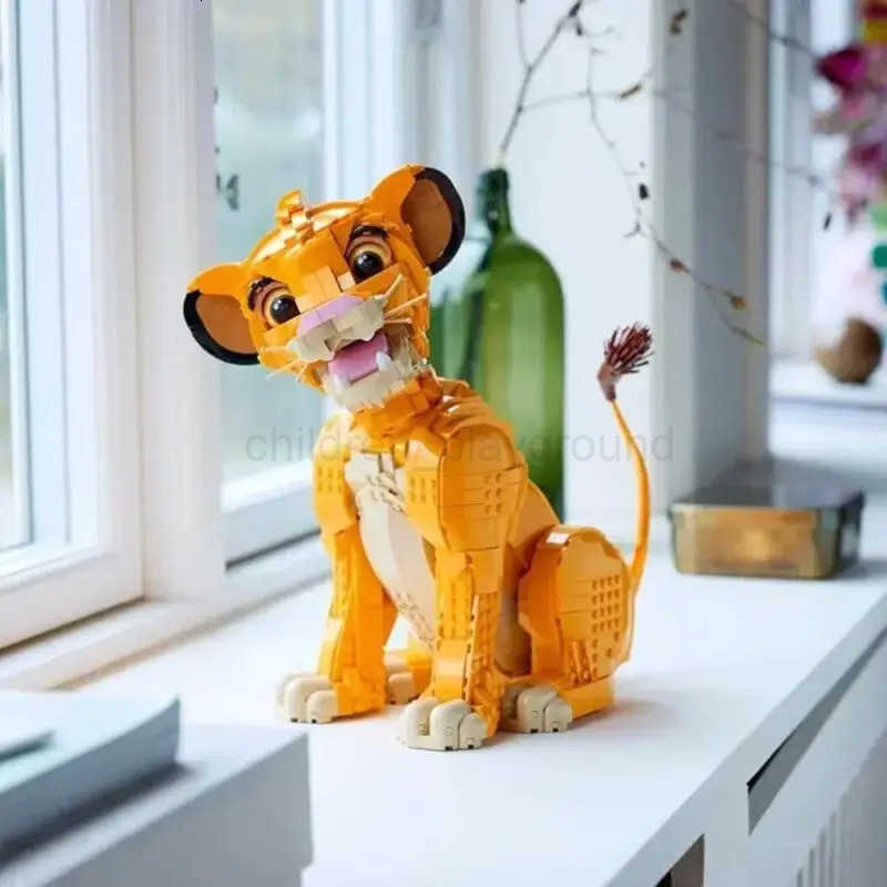 Disney Lion King Simba 43247 43269 101 Dalmatians Dog Building Block Series Adult Children Boys and Girls Assembly Toy Model Party W250710