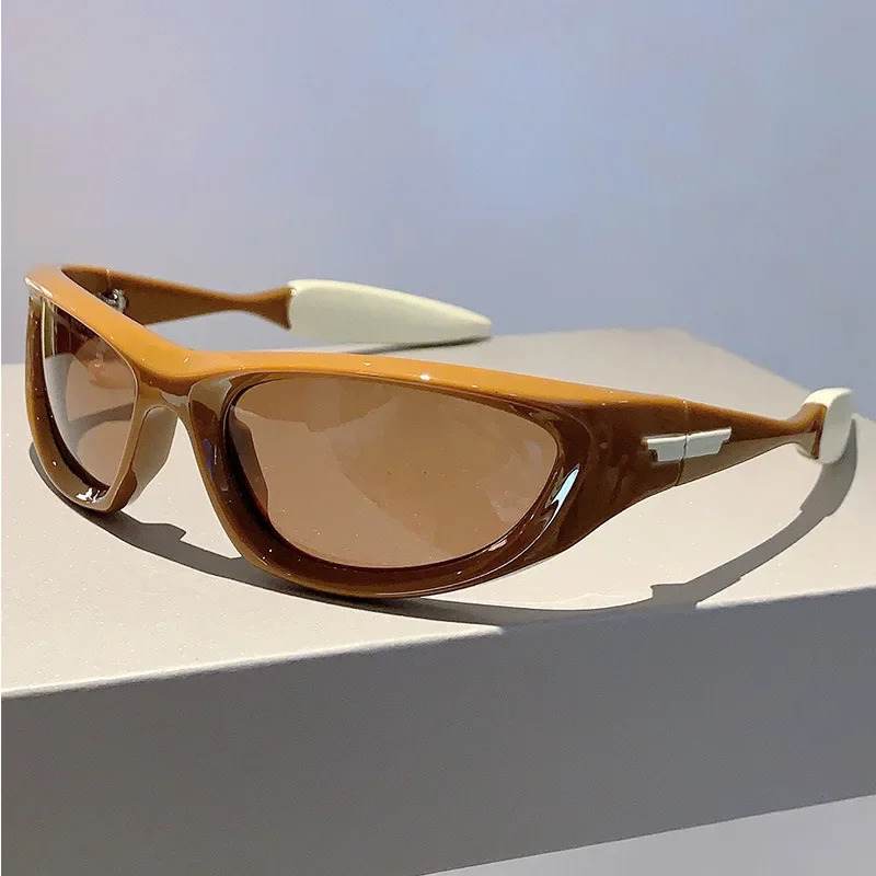 Y2K Sunglasses Women For Men Trend Sun Glasses Vintage Punk Mirror Shades Sport Riding Goggle UV400 Pesca 250708BJ