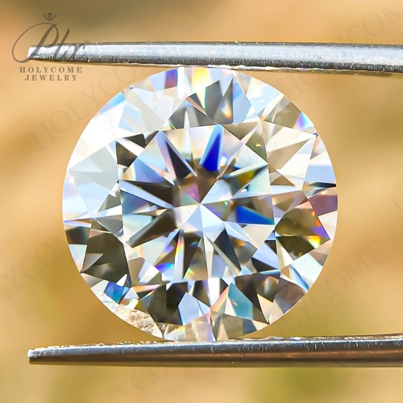 Factory White D Color VVS1 Loose Moissanite Diamonds 0.1~3 Carat High Quality 8 Hearts 8 Arrows Loose Moissanite Stones with GRA Certificates