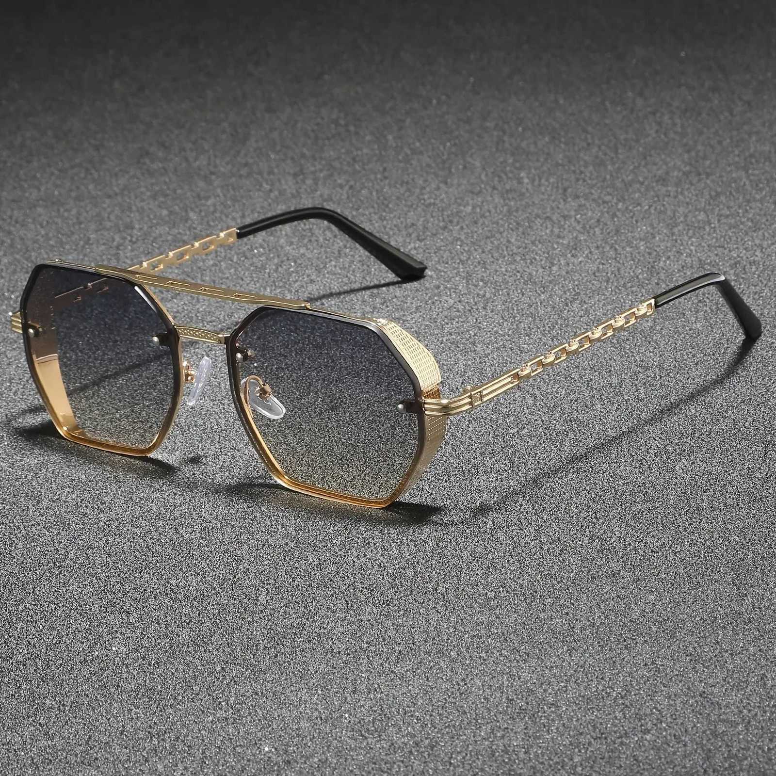 Cool Square Designer Sunglasses Wen Men Metal Fe Geetric Sunglasses Fa Ma Brand Fashion Sun Glasses UV400 W250709