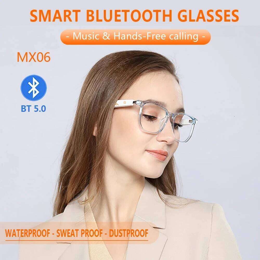 Designer Brand with Bluetooth Call Wireless Audio Tentacle Free Call Stereo Music Headset Smart Sunglasses