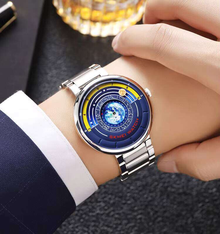 DHwatches SKMEI 2361 Luxury Fashion Business Charm Bracelet Limited Edition Waterproof Stainless Case Steel Band Glass Dial Hands