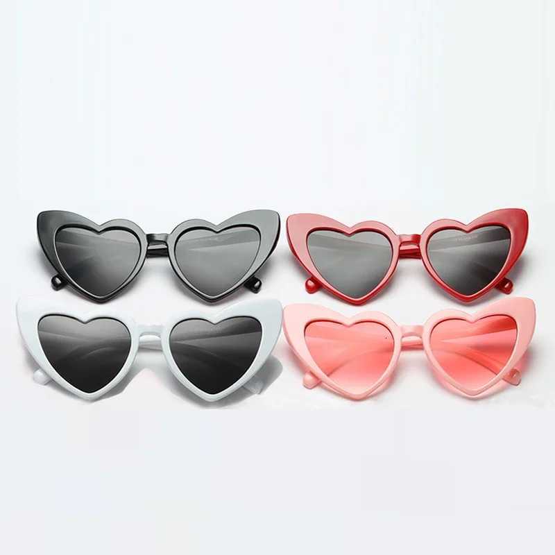 Shaped Sunglasses Wen Cat Eye Fashion Brand Retro Love Black White Eyewear Men Shade UV400 Eyewear W250709