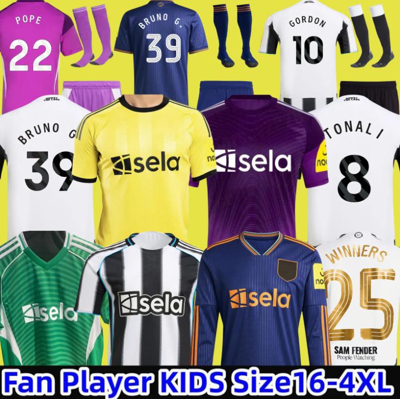 25 26 ISAK newcastl e soccer jerseys CARABAO united Special Edition burn 2025 2026 BARNES BRUNO G. Gordon MURPHY TONALI Football Shirt Home fans Player PRE MATCH