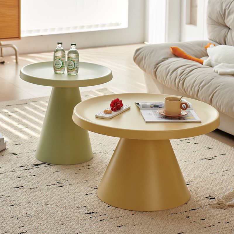 B7103 Home bedside table simple wabi-sabi homestay round side table