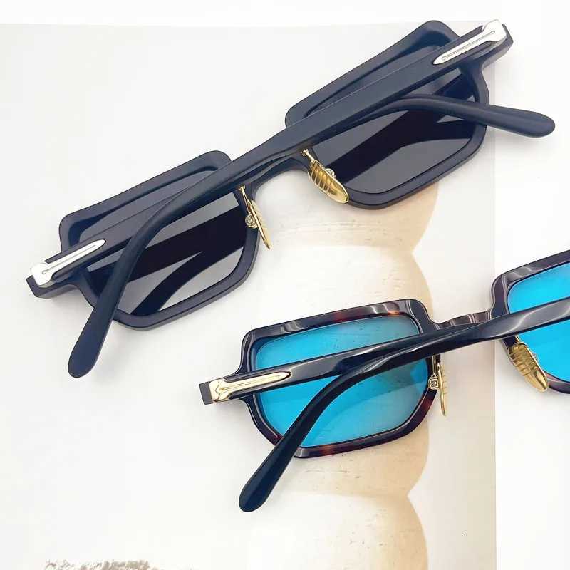Unisex Fashionab Acetate Rectangar Small sunes - Prescription nses Ready - Trendy Ready - Trendy Lightweight W250709