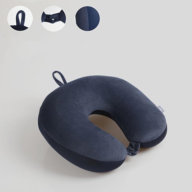 Travelling cervical pillow U-shaped pillow travel office nap cervical pillow velvet pillow memory cotton pillow core