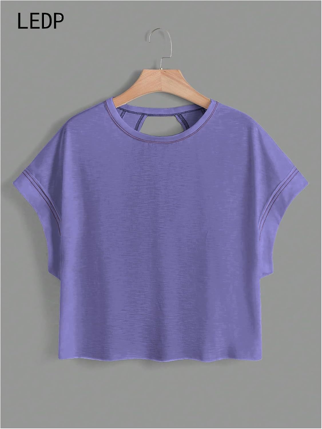 211351 Consciousness pollution warning, ice linen shirt, plus size women's brain computer interface warning, breathable Saibogsen series