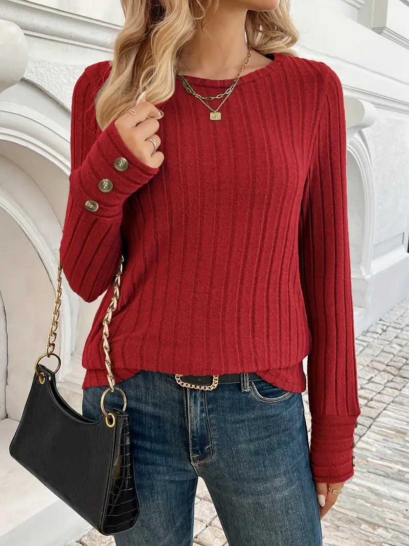 Women's Knits & Tees Casual Womens Cotton Blend T-Shirt Collection - Soft Comfort for Everyday Wear