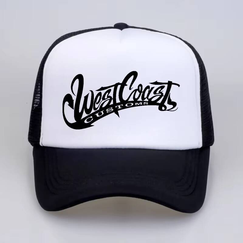 Men Women west coasts customs GLDAN NEW hat Letters Print Baseball Caps Summer Hip Hop Casual cool mesh trucker cap hats ddmythur