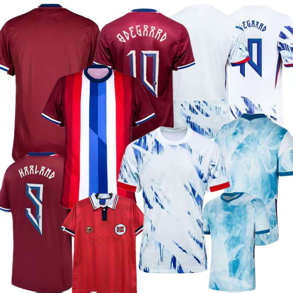 Retro football jersey Norway 1998 soccer jerseys 20 21 24 25 SOLSKJAER BERGE RYERSON Odegaard REKDAL STRAND NUSA HAALAND Sorloth LARSEN National team football shirt