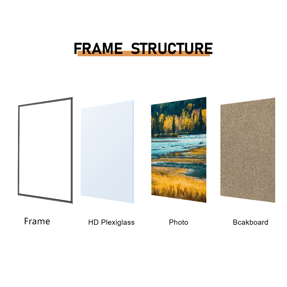 1pc Photo Frame, Black, 12x18inch, Picture Frame Wall And Tabletop Display, for Desktop Art Decor, For Birthday Party Decor H260306