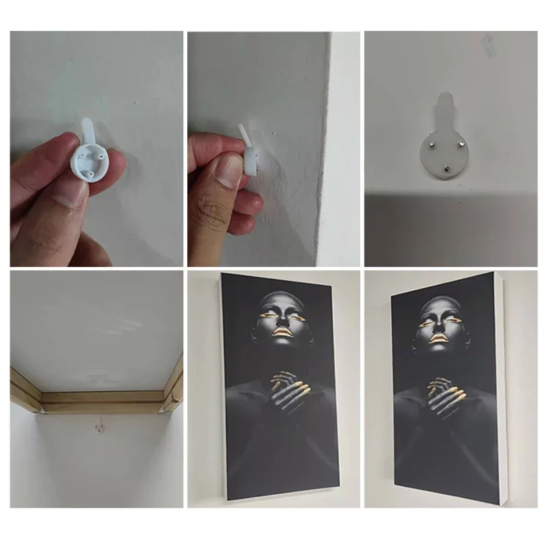 DIY Wood 30x40 40x80 50x100CM Canvas Painting Poster Wall Home Decoration Photo Hanging Picture Frame H260306