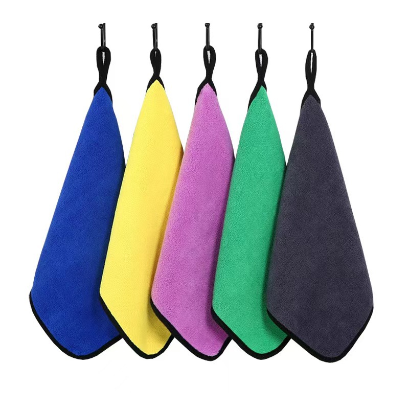 10Pcs Car Wash Microfiber Towel 30*30CM / 30*60cm Car Cleaning Drying Cloth Care Cloth Car Wash Towel Kitchen Towel