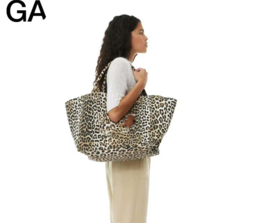 2025 leopard designer bag shopping bagigner Bag shoulder Woven Shopping Designer bag Large Capacity Tote Summer brand Shopping Bags