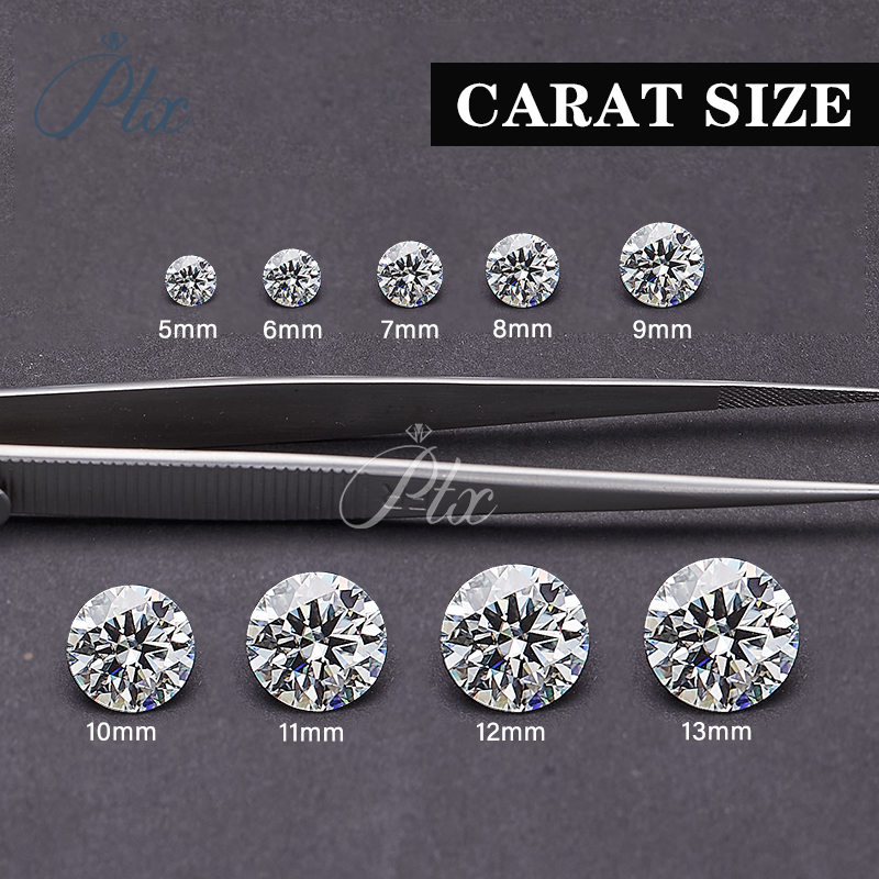 Wholesale White Moissanite Various Shapes 0.1 Carat to 10 Carats High Quality Brilliant Cut D Color VVS1 Clarity Loose Moissanite for Engagement Rings