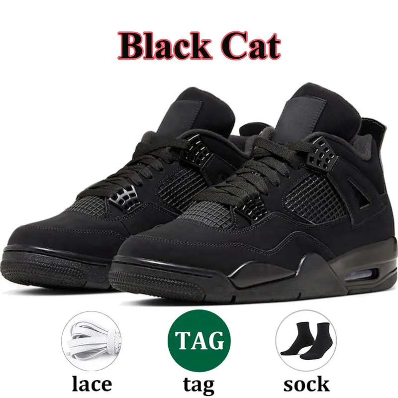Designer Shoes Mens 4 4s Basketball Shoes Sneakers Military Black Cat Pine Green Seafoam White Oreo Red Thunder Bred Cacao Cherry 11 11s j11 UNC Cool 
