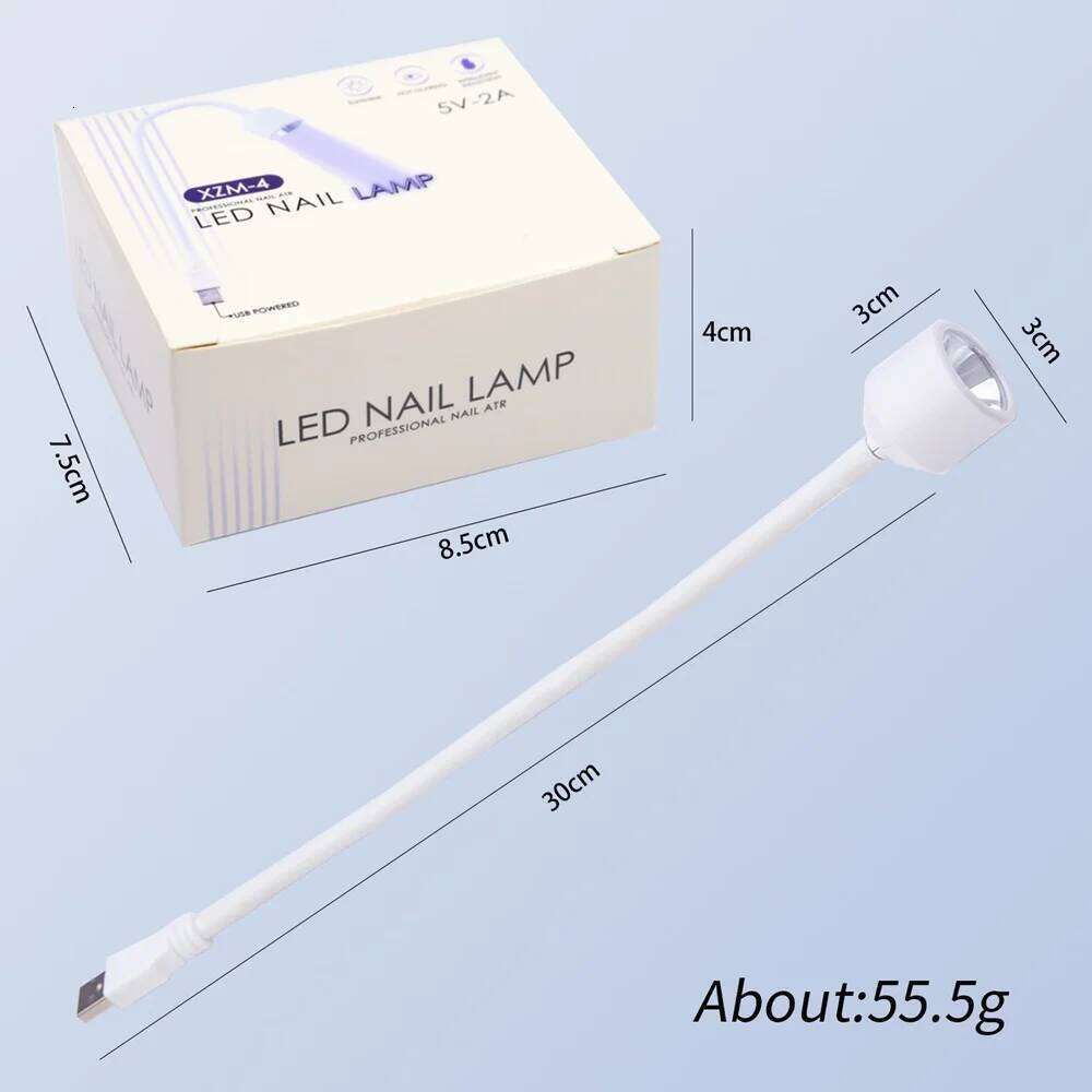 YIKOOLIN Lamps Gooseneck Lamp Nail UV Light for Gel Polish Curing Art Tools X250710