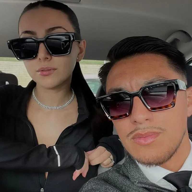 Square Vintage Sunglasses Men Women Fashion Punk Retro Brand Designer Sunglasses Driving Sunglasses UV400 Goggles S W250709