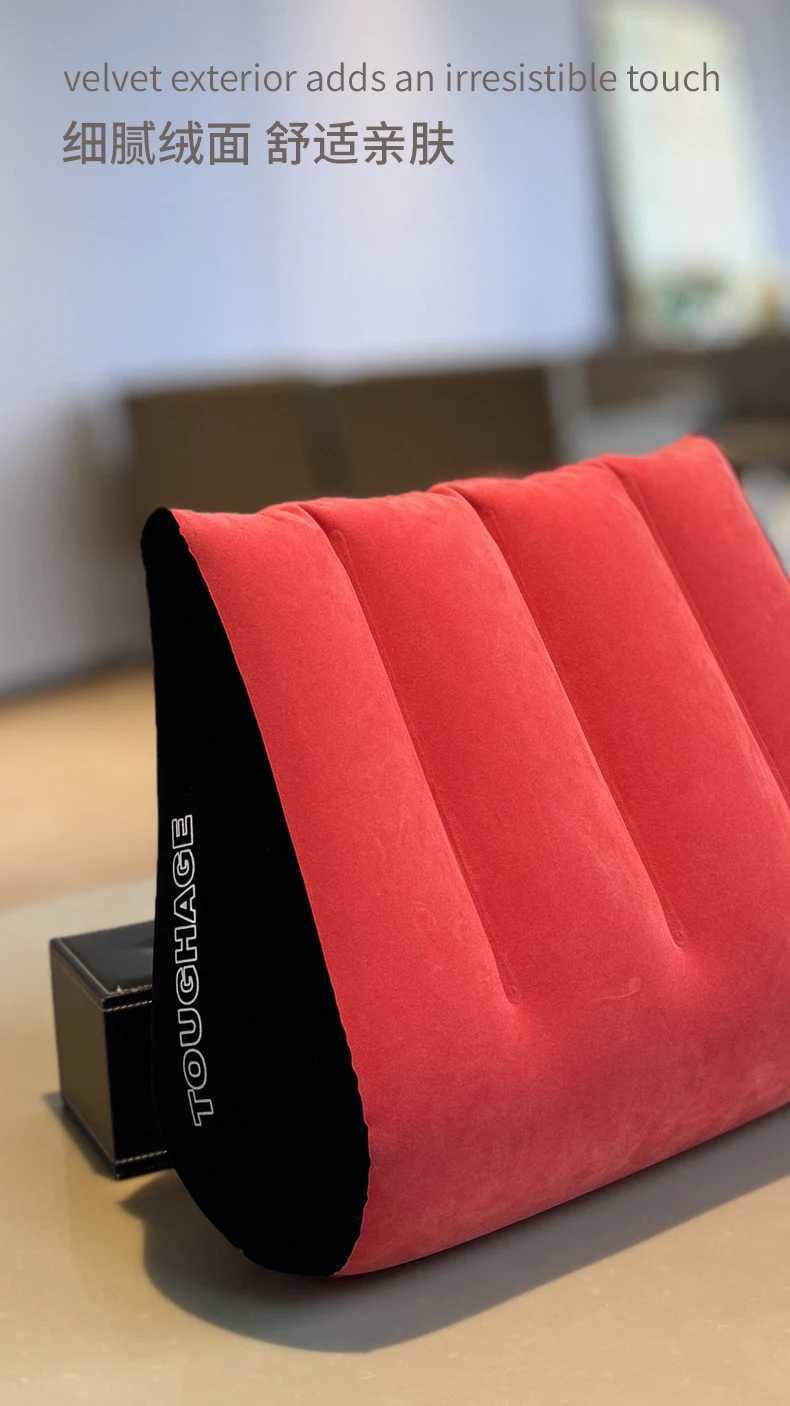 Durable Sex Toys Furniture Pillow Position Cushion Triangle Inflatable Ramp Positioning Deeper Support Mens WoMens Couples Game