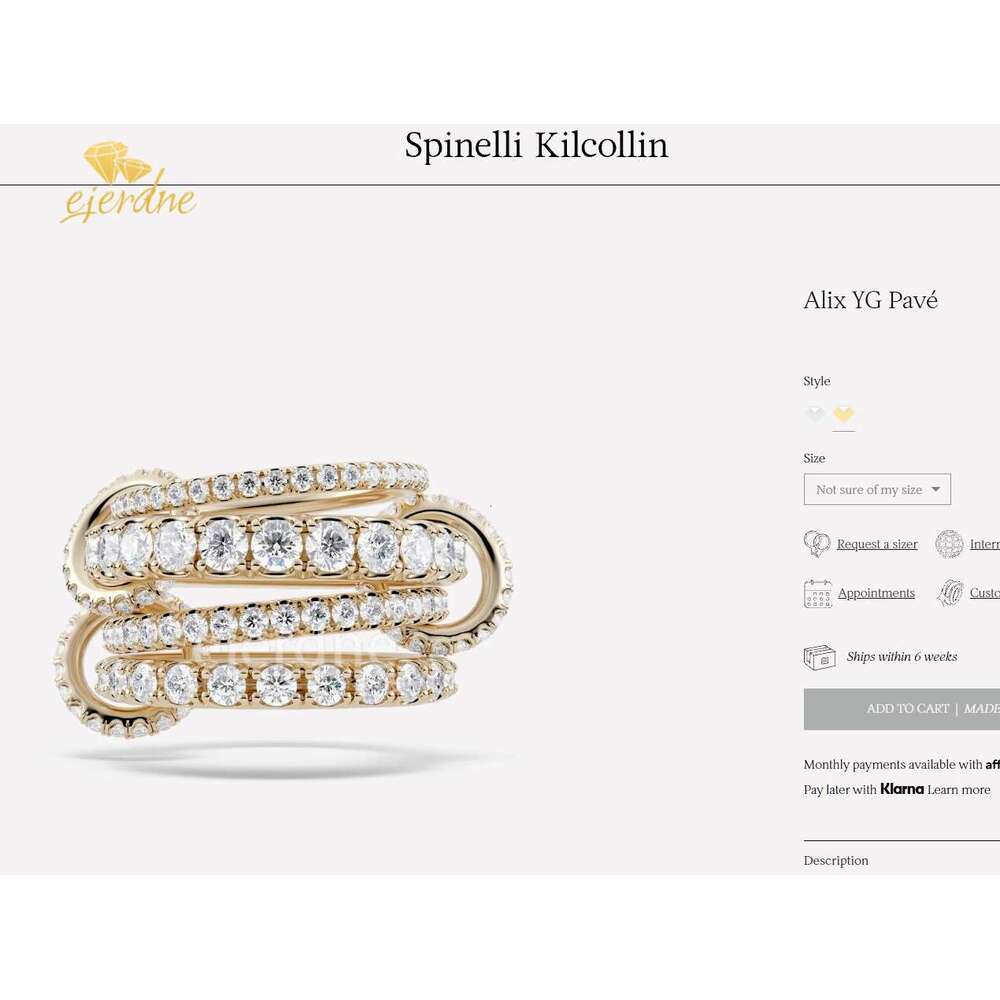 designer ring white Gold Alix Platinum Pave dia Ring By Spinelli Kilcollin Moda Operandi New in fine jewelry f5