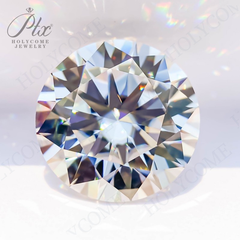 Factory White D Color VVS1 Loose Moissanite Diamonds 0.1~3 Carat High Quality 8 Hearts 8 Arrows Loose Moissanite Stones with GRA Certificates