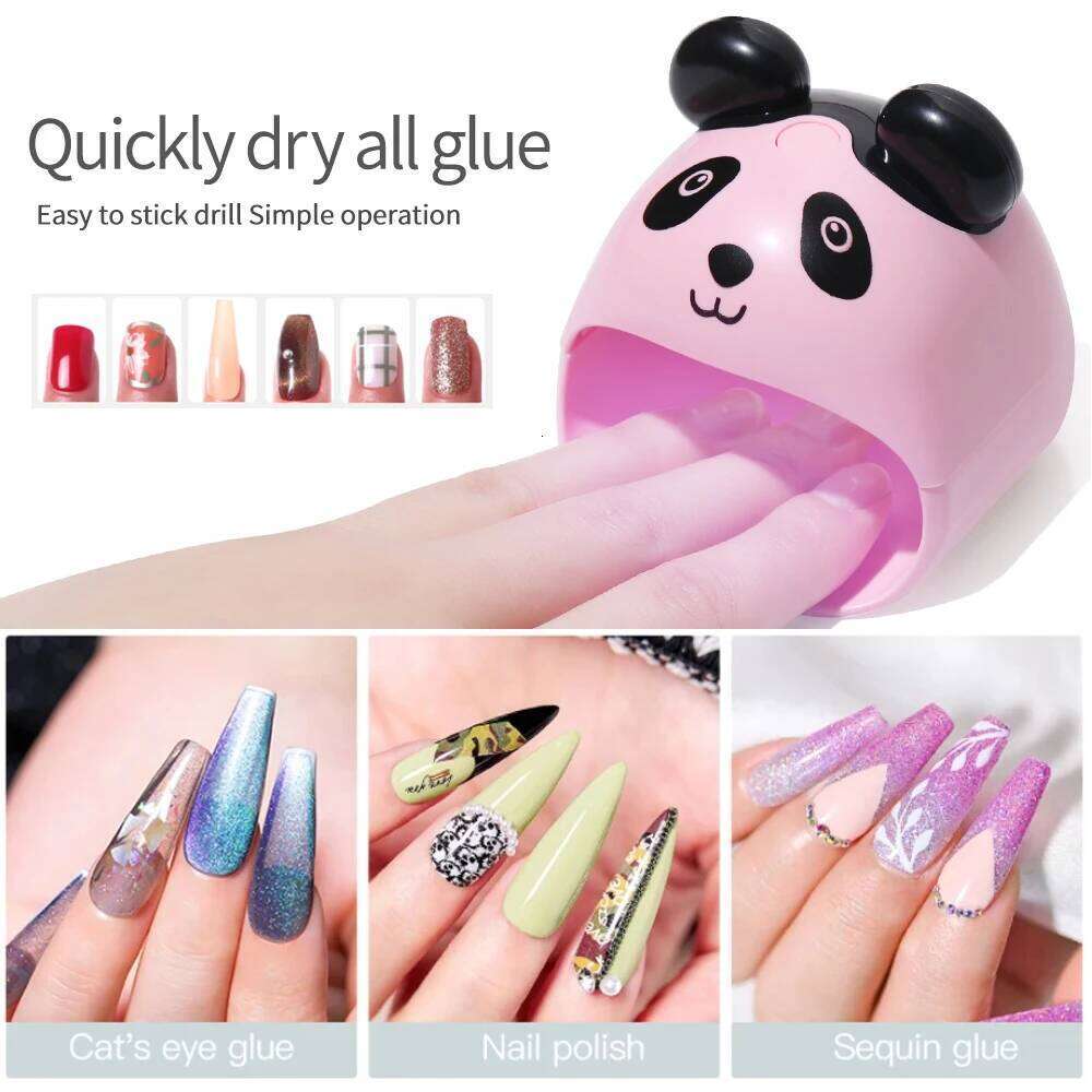 LINAMNDA Animal Single Finger Phototherapy hine Nail Dryer Manicure Tools Nails Art UV Gel Polish Drying USB Lamp X250710