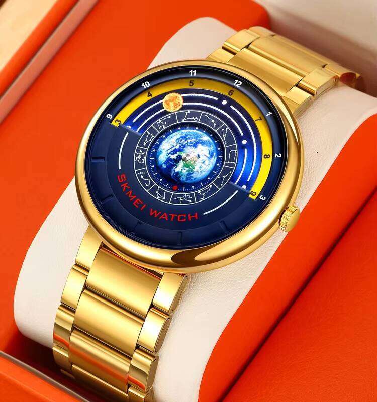 DHwatches SKMEI 2361 Luxury Fashion Business Charm Bracelet Limited Edition Waterproof Stainless Case Steel Band Glass Dial Hands