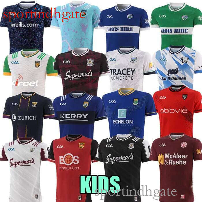 GAA Kids' Rugby Jerseys: Louth, Antrim, Laois, Longford, Cork, Dublin, Meath, and More County Team Options